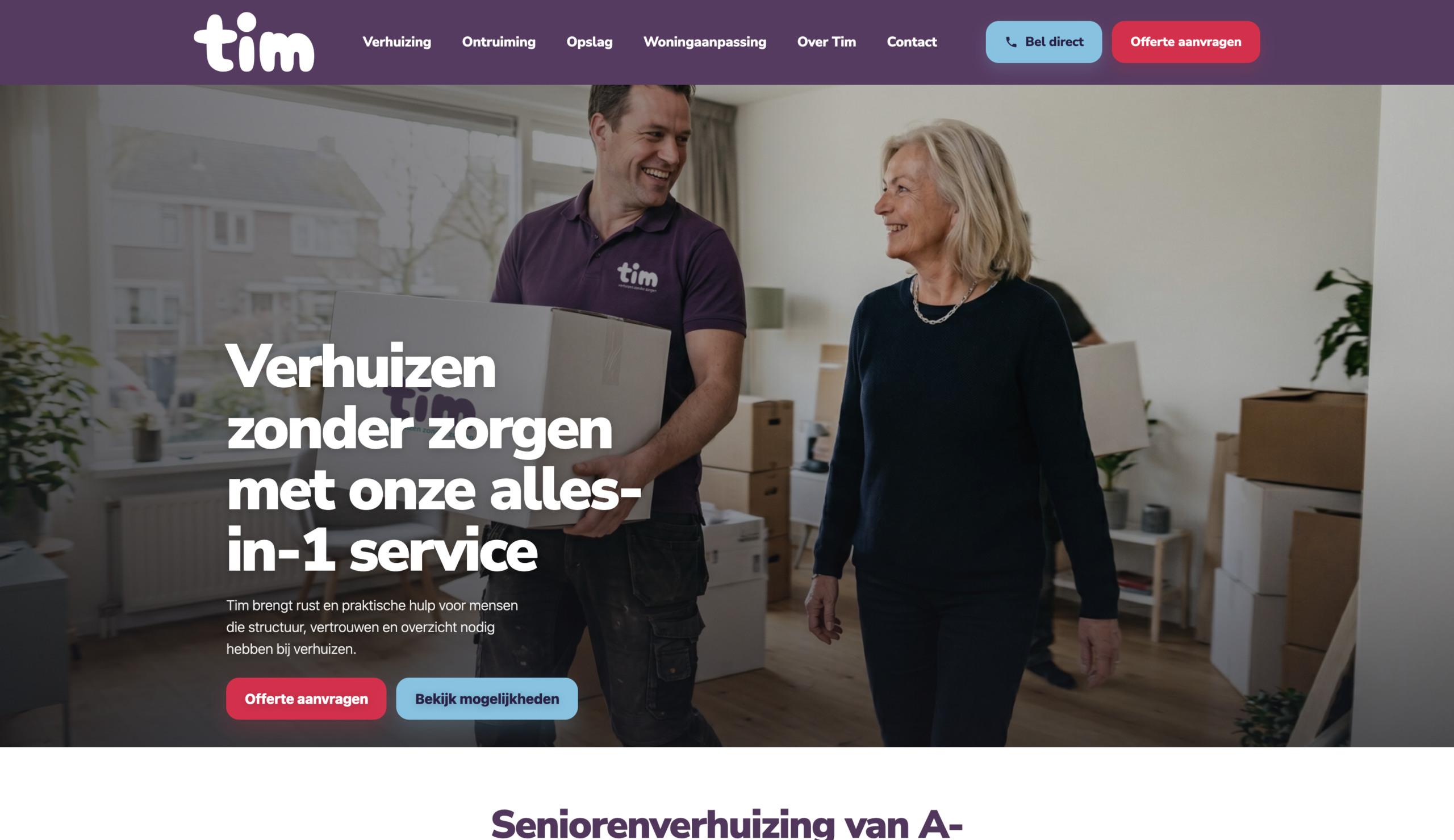 Website van Timhelpt